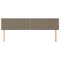 vidaXL Testiera 2 pz Tortora 90x5x78/88 cm in Tessuto