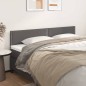 vidaXL Testiere 2 pz Grigie 100x5x78/88 cm in Similpelle vidaXL Testiere 2 pz Grigie 100x5x78/88 cm in Similpelle