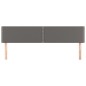 vidaXL Testiere 2 pz Grigie 100x5x78/88 cm in Similpelle vidaXL Testiere 2 pz Grigie 100x5x78/88 cm in Similpelle