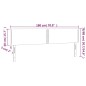 vidaXL Testiere 2 pz Cappuccino 90x5x78/88 cm in Similpelle vidaXL Testiere 2 pz Cappuccino 90x5x78/88 cm in Similpelle