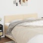 vidaXL Testiera 2 pz Crema 80x5x78/88 cm in Tessuto vidaXL Testiera 2 pz Crema 80x5x78/88 cm in Tessuto