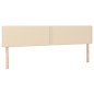 vidaXL Testiera 2 pz Crema 80x5x78/88 cm in Tessuto vidaXL Testiera 2 pz Crema 80x5x78/88 cm in Tessuto
