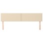 vidaXL Testiera 2 pz Crema 80x5x78/88 cm in Tessuto vidaXL Testiera 2 pz Crema 80x5x78/88 cm in Tessuto