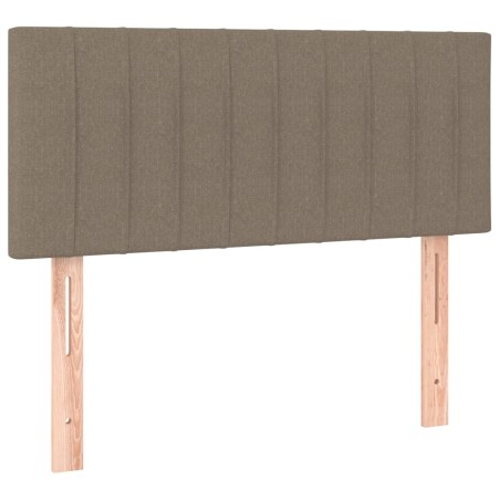 vidaXL Testiera Tortora 90x5x78/88 cm in Tessuto