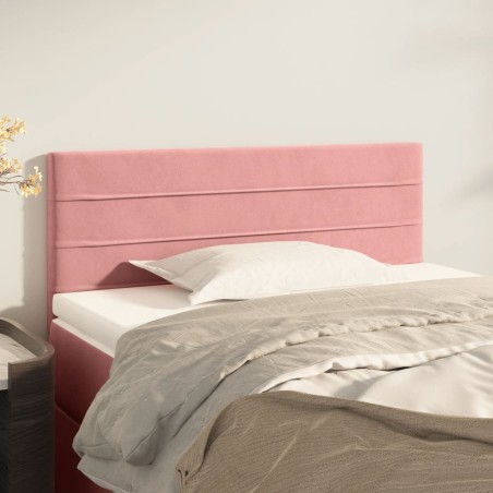 vidaXL Testiera Rosa 90x5x78/88 cm in Tessuto