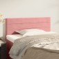 vidaXL Testiera Rosa 90x5x78/88 cm in Tessuto vidaXL Testiera Rosa 90x5x78/88 cm in Tessuto