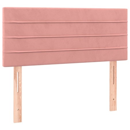 vidaXL Testiera Rosa 90x5x78/88 cm in Tessuto