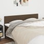 vidaXL Testiera 2 pz Marrone Scuro 100x5x78/88 cm in Tessuto vidaXL Testiera 2 pz Marrone Scuro 100x5x78/88 cm in Tessuto