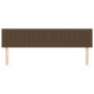 vidaXL Testiera 2 pz Marrone Scuro 100x5x78/88 cm in Tessuto vidaXL Testiera 2 pz Marrone Scuro 100x5x78/88 cm in Tessuto