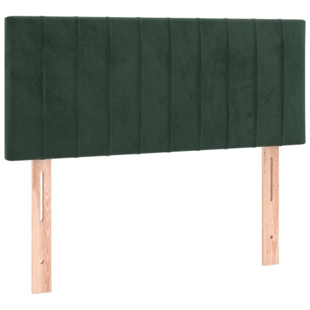 vidaXL Testiera Verde Scuro 80x5x78/88 cm in Velluto
