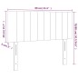 vidaXL Testiera Rosa 80x5x78/88 cm in Velluto vidaXL Testiera Rosa 80x5x78/88 cm in Velluto
