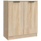Credenze 3 pz Rovere Sonoma in Legno Multistrato Credenze 3 pz Rovere Sonoma in Legno Multistrato