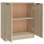 Credenze 3 pz Rovere Sonoma in Legno Multistrato Credenze 3 pz Rovere Sonoma in Legno Multistrato