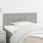 vidaXL Testiera Grigio Chiaro 80x5x78/88 cm in Tessuto vidaXL Testiera Grigio Chiaro 80x5x78/88 cm in Tessuto