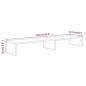 Supporto Monitor Rovere Marrone 110x23,5x9 cm Legno Multistrato Supporto Monitor Rovere Marrone 110x23,5x9 cm Legno Multistrato