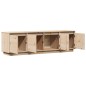 vidaXL Mobile Porta TV 156x37x45 cm in Legno Massello di Pino vidaXL Mobile Porta TV 156x37x45 cm in Legno Massello di Pino