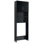vidaXL Mobile per Lavatrice Nero Lucido 64x25,5x190 cm vidaXL Mobile per Lavatrice Nero Lucido 64x25,5x190 cm