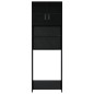 vidaXL Mobile per Lavatrice Nero Lucido 64x25,5x190 cm vidaXL Mobile per Lavatrice Nero Lucido 64x25,5x190 cm