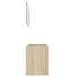 vidaXL Set Mobili Bagno 2 pz Bianco e Rovere Sonoma Legno Multistrato vidaXL Set Mobili Bagno 2 pz Bianco e Rovere Sonoma Legno Multistrato