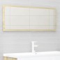 vidaXL Set Mobili Bagno 2 pz Bianco e Rovere Sonoma Legno Multistrato vidaXL Set Mobili Bagno 2 pz Bianco e Rovere Sonoma Legno Multistrato