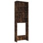 vidaXL Mobile per Lavatrice Rovere Fumo 64x24x190 cm vidaXL Mobile per Lavatrice Rovere Fumo 64x24x190 cm