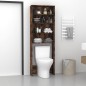 vidaXL Mobile per Lavatrice Rovere Fumo 64x24x190 cm vidaXL Mobile per Lavatrice Rovere Fumo 64x24x190 cm