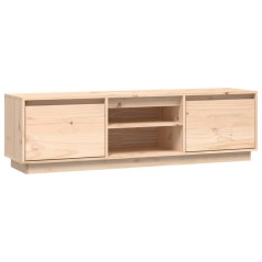 vidaXL Mobile Porta TV 140x35x40 cm in Legno Massello di Pino