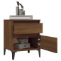 Comodini 2 pz Rovere Marrone 40x35x50 cm Comodini 2 pz Rovere Marrone 40x35x50 cm