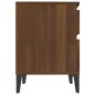 Comodini 2 pz Rovere Marrone 40x35x50 cm Comodini 2 pz Rovere Marrone 40x35x50 cm