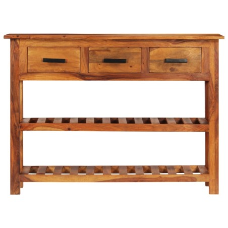 vidaXL Credenza con 3 Cassetti 110x30x80 cm in Legno Massello