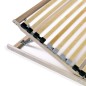 vidaXL Reti a Doghe 2 pz 7 Zone con 28 Doghe in Legno 70x200 cm