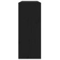 Portabottiglie Nero 62x25x62 cm in Legno Massello di Pino Portabottiglie Nero 62x25x62 cm in Legno Massello di Pino