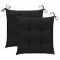 vidaXL Sedie da Pranzo da Giardino con Cuscini 2 pz Massello di Acacia vidaXL Sedie da Pranzo da Giardino con Cuscini 2 pz Massello di Acacia