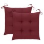 vidaXL Sedie da Pranzo da Giardino con Cuscini 2 pz Massello di Acacia vidaXL Sedie da Pranzo da Giardino con Cuscini 2 pz Massello di Acacia