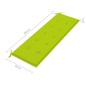 vidaXL Panca da Giardino 3 Posti con Cuscino 150cm Grigia in Eucalipto vidaXL Panca da Giardino 3 Posti con Cuscino 150cm Grigia in Eucalipto