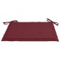 vidaXL Sedie da Giardino con Cuscini Rosso Vino 2 pz Massello di Teak vidaXL Sedie da Giardino con Cuscini Rosso Vino 2 pz Massello di Teak
