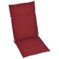 vidaXL Sedie da Giardino 2 pz con Cuscini Rosso Vino Massello di Teak vidaXL Sedie da Giardino 2 pz con Cuscini Rosso Vino Massello di Teak