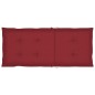 vidaXL Sedie da Giardino 2 pz con Cuscini Rosso Vino Massello di Teak vidaXL Sedie da Giardino 2 pz con Cuscini Rosso Vino Massello di Teak