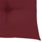 vidaXL Sedie Giardino con Cuscini Rosso Vino 3 pz Legno Massello Teak vidaXL Sedie Giardino con Cuscini Rosso Vino 3 pz Legno Massello Teak