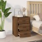Comodino Rovere Marrone 50x36x60 cm Legno Multistrato Comodino Rovere Marrone 50x36x60 cm Legno Multistrato