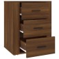 Comodino Rovere Marrone 50x36x60 cm Legno Multistrato Comodino Rovere Marrone 50x36x60 cm Legno Multistrato