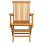 vidaXL Sedie Giardino con Cuscini Verde Chiaro 3pz Legno Massello Teak vidaXL Sedie Giardino con Cuscini Verde Chiaro 3pz Legno Massello Teak