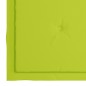 vidaXL Sedie Giardino con Cuscini Verde Chiaro 3pz Legno Massello Teak vidaXL Sedie Giardino con Cuscini Verde Chiaro 3pz Legno Massello Teak