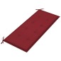 vidaXL Panca da Giardino con Cuscino 120 cm in Bambù vidaXL Panca da Giardino con Cuscino 120 cm in Bambù