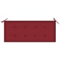 vidaXL Panca da Giardino con Cuscino 120 cm in Bambù vidaXL Panca da Giardino con Cuscino 120 cm in Bambù