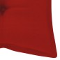 vidaXL Panca da Giardino Pieghevole con Cuscino 118 cm in Bambù vidaXL Panca da Giardino Pieghevole con Cuscino 118 cm in Bambù