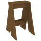 Sgabelli 2 pz Miele 40x40x60 cm in Legno Massello di Pino Sgabelli 2 pz Miele 40x40x60 cm in Legno Massello di Pino