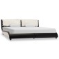 vidaXL Giroletto senza Materasso Nero e Bianco Similpelle 180x200 cm vidaXL Giroletto senza Materasso Nero e Bianco Similpelle 180x200 cm