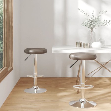 vidaXL Sgabelli da Bar 2 pz Marroni in Similpelle