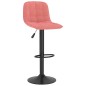 vidaXL Sgabelli da Bar 2 pz Rosa in Velluto vidaXL Sgabelli da Bar 2 pz Rosa in Velluto